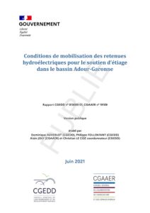 Conditions de mobilisation des retenues hydroélectriques pour le soutien d’étiage dans le bassin Adour-Garonne