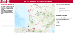 Outil de cartographie des opérations d'adaptation Néo Terra