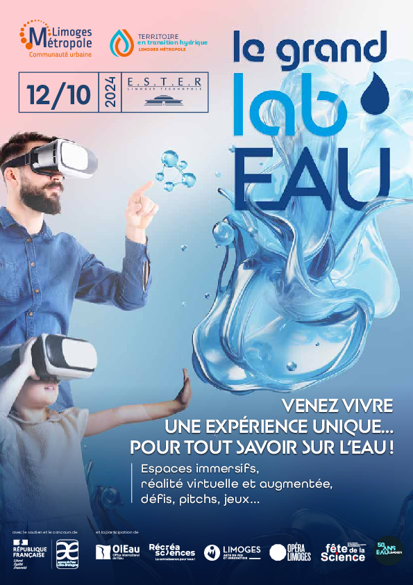 Evenement le Grand Lab'EAU, Limoges, du 10 au 12 octobre 2024