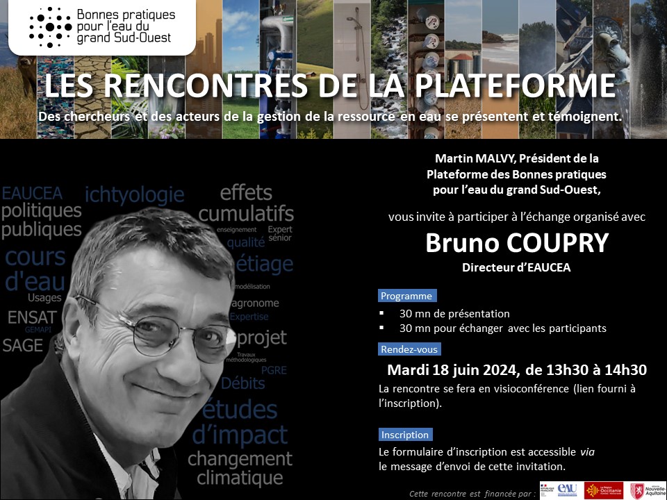 Invitation à la rencontre avec Bruno Coupry