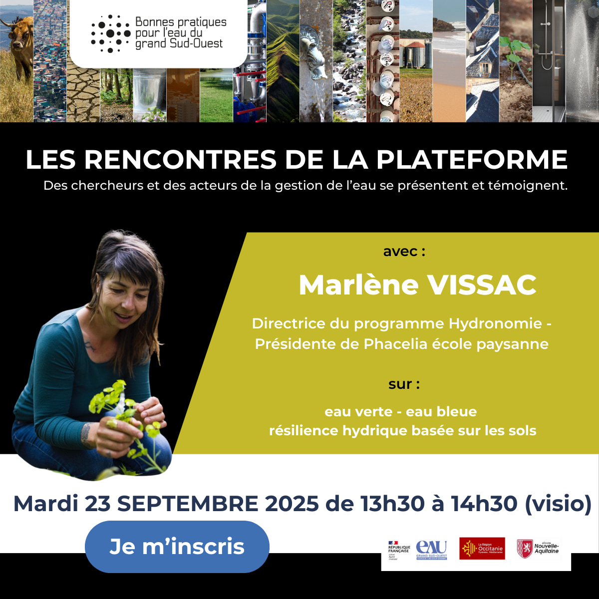 invitation Rencontre de la Plateforme - VISSAC, eau verte.