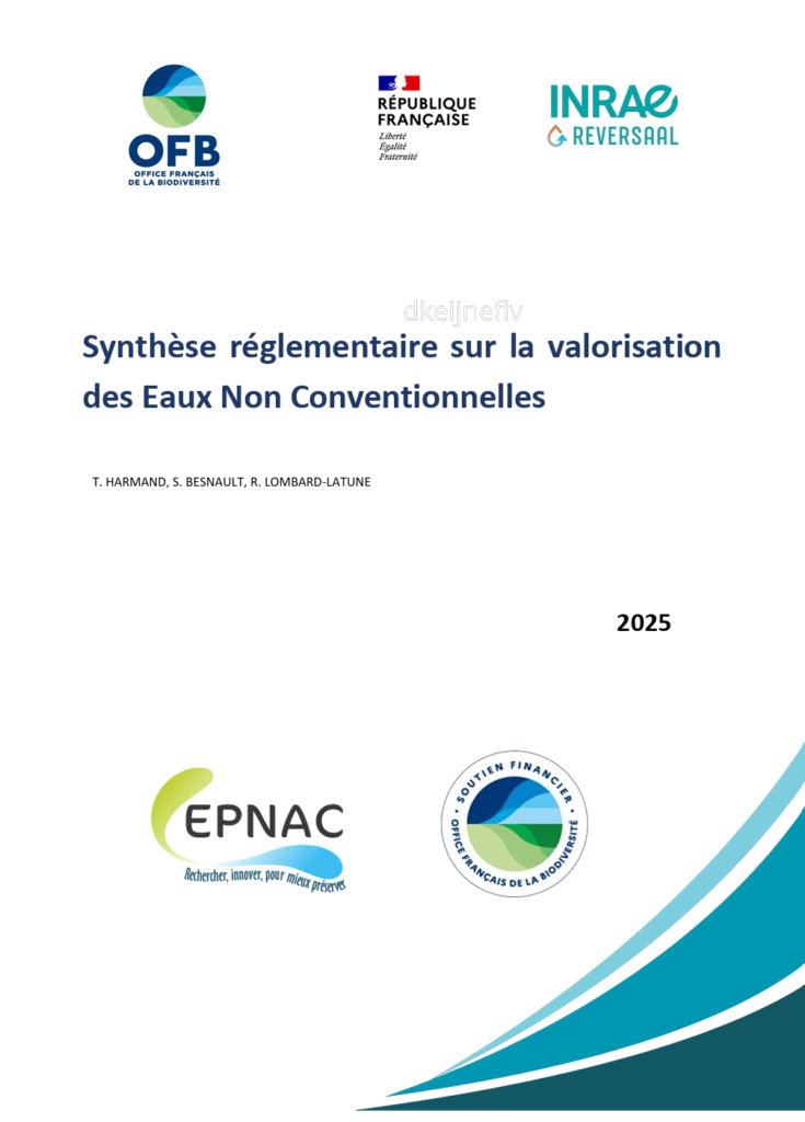 couverture de la synthèse réglementaire de l'EPNAC