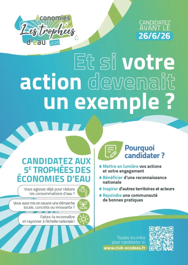Trophées des économies d'eau 2026