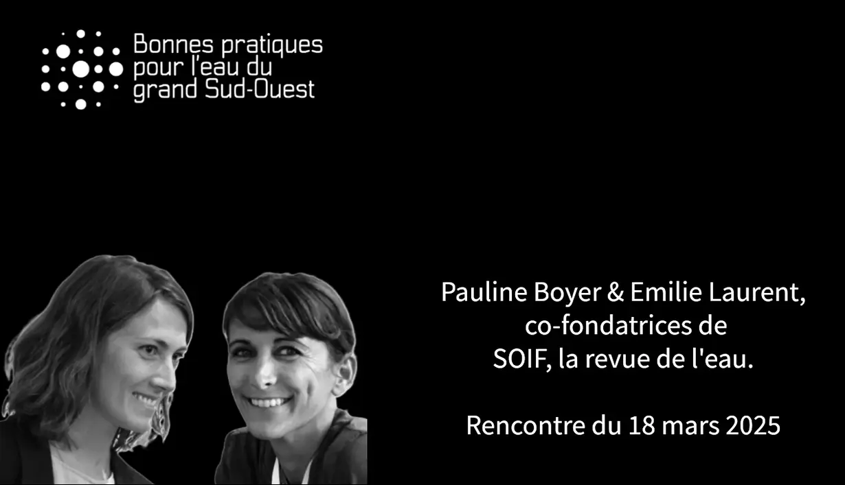 Webinaire Soif, la revue de l'eau